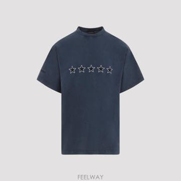 Balenciaga 26SS �߷��þư� ���� Ƽ���� 850403 TTVL2 8806 WASHED NAVY26SS �߷��þư� ���� Ƽ���� 850403 TTVL2 8806 WASHED N