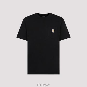 26FW 칼하트 WIP 숏슬리브 포켓 티셔츠 I03043489XX BLACK