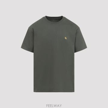 Carhartt 26FW Į��Ʈ WIP �������� ü�̽� Ƽ���� I0263913LRXX LEAF GOLD26FW Į��Ʈ WIP �������� ü�̽� Ƽ���� I0263913LRXX LE