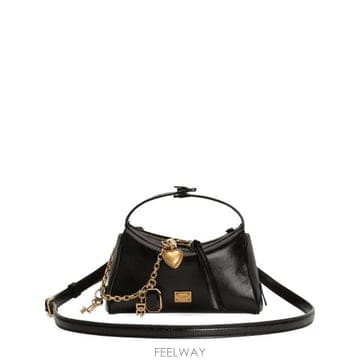 Dolce&Gabbana 26FW ��ü�ذ��ٳ� Mini Vittoria �ڵ�� BB7889A0070 8I984 NERO OTTONE26FW ��ü�ذ��ٳ� Mini Vittoria �ڵ�� BB7889A0070 8I9