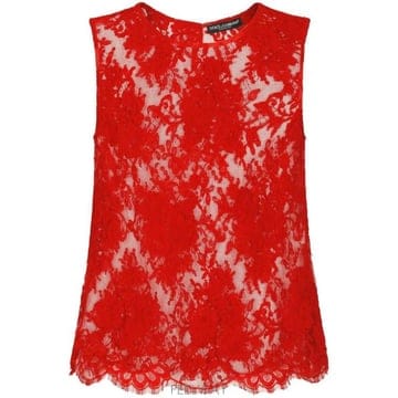 Dolce&Gabbana 26SS ��ü�ذ��ٳ� �μҸ� Ƽ���� F772CTHLMU0 R2254 ROSSO BRILLANTE26SS ��ü�ذ��ٳ� �μҸ� Ƽ���� F772CTHLMU0 R2254 ROSS