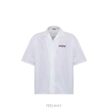 겐조 반팔 셔츠 화이트