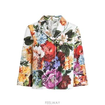 Dolce&Gabbana 26SS ��ü�ذ��ٳ� ����콺 ���� F5T65THS5TR HA5PC B FIORI CRET F BCO26SS ��ü�ذ��ٳ� ����콺 ���� F5T65THS5TR HA5PC B FI