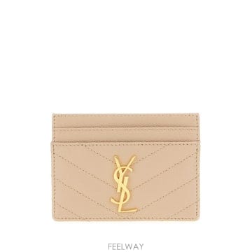 Saint Laurent 26FW ���ζ� ī���� ��Ʋ�� ī�� ���̽� 423291BOW01 2721 DARK BEIGE26FW ���ζ� ī���� ��Ʋ�� ī�� ���̽� 423291BOW01 