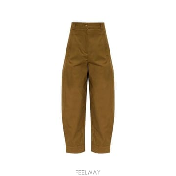 26FW 막스마라 스트레이트 팬츠 2621136111600 MXMADORNI017 Verde kaki