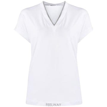 Brunello Cucinelli 26FW ���ڷ� ��ġ�ڸ� ��Ҹ� ���̳� ��ư M0T18BD222 C159 Bianco26FW ���ڷ� ��ġ�ڸ� ��Ҹ� ���̳� ��ư M0T18BD222 C