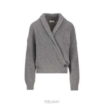 Brunello Cucinelli 26FW ���ڷ� ��ġ�ڸ� ����� M71544306 CJ074 Grigio scuro26FW ���ڷ� ��ġ�ڸ� ����� M71544306 CJ074 Grigio s