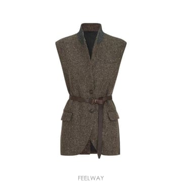 Brunello Cucinelli 26FW ���ڷ� ��ġ�ڸ� ����Ʈ MG5667253 C004 Marrone nero26FW ���ڷ� ��ġ�ڸ� ����Ʈ MG5667253 C004 Marrone n