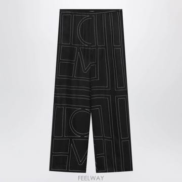 26 S/S 토템 블랙 모노그램 실크 파자마 트라우저 213-2557 B0052065252