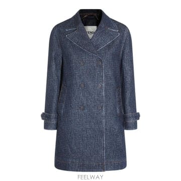 펜디 블루 코튼 코트 FLF842AW82F1UKI B1041929097