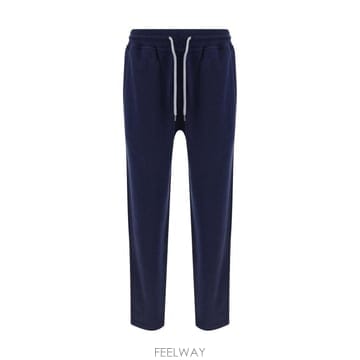Brunello Cucinelli 26SS ���ڷ� ��ġ�ڸ� ��ư ������ Ʈ���̴� ���� MM8313243G C1265 BLUE26SS ���ڷ� ��ġ�ڸ� ��ư ������ Ʈ���̴� ���� MM831