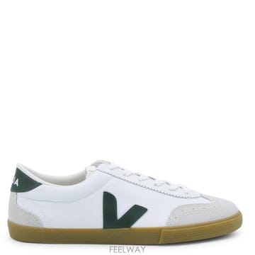 베자 WHITER & 그린 레더 VOLLEY 스니커즈 VO01216 B0561945678