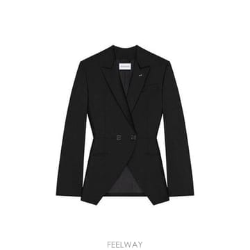 지방시 더블 브레스티드 자켓 블랙