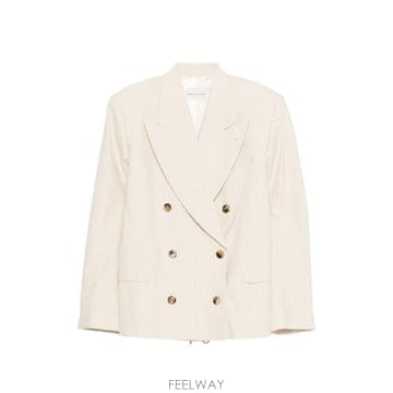 Dries Van Noten 26SS �帮�� �� ��ư ���� 010441 3360005 Ecru26SS �帮�� �� ��ư ���� 010441 3360005 Ecru