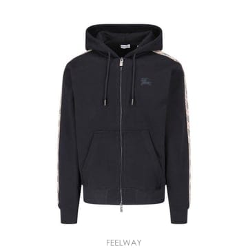 26FW 버버리 후드 티셔츠 8130398 A1189 Black