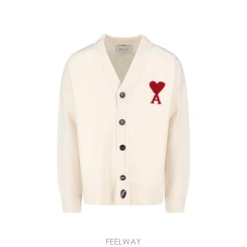 Ami 26FW �ƹ� ��Ʈ �ΰ� ��Ÿ���þ� V�� ����� UKC367 018 154 Cream26FW �ƹ� ��Ʈ �ΰ� ��Ÿ���þ� V�� ����� UKC367 018 1