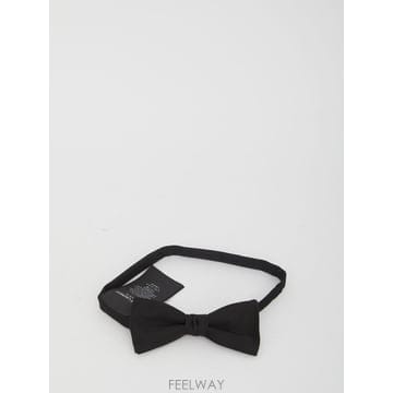 26 F/W 생로랑 YVES 보우 타이 인 실크 7373053Y011 B0022259148