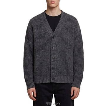 26 F/W 로베르토 콜리나 ANTHRACITE 울 가디건 오버추어  B0022259192