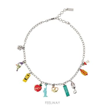 26 F/W 마크 제이콥스 뉴 욕 참 목걸이 MARC JACOBS 메 B0732248991