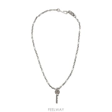 26 F/W 발렌시아가 NEVERLOST 목걸이 발렌시아가 메탈 실버 B0732254305