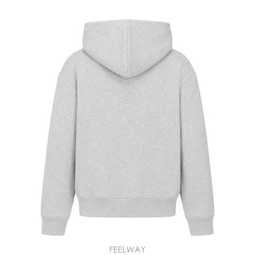 26 F/W 발망 빈티지 프린트 후드 BALMAIN 코튼 그레이 FH B0732256240