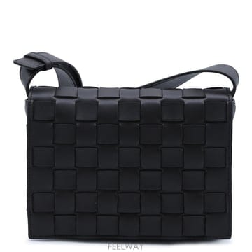 보테가 베네타 블랙 레더 탑 핸들 백 876364V6SO01089 B1042258670