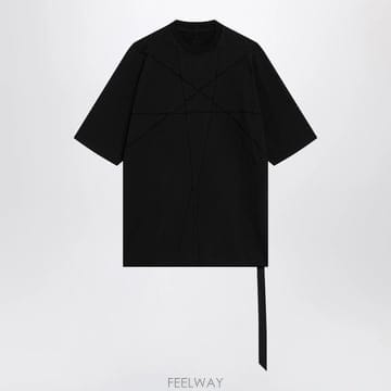 26 F/W 릭오웬스 다크쉐도우 블랙 점보 오버사이즈 티셔츠 인 코튼 B0052259393