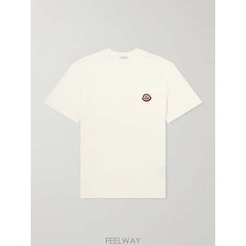 몽클레어 LOGOAPPLIQUE 코튼-저지 티셔츠 L20918C00 B0082260246