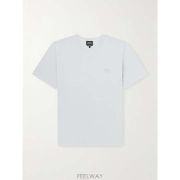 A.P.C 아페쎄 GABBY 로고 코튼 저지 티셔츠 COHBS-M2 B0082260267