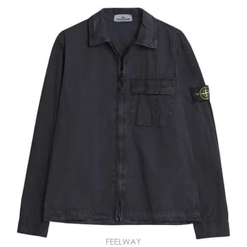 26SS 스톤아일랜드 올드 이펙트 남성 집업 셔츠 자켓 L1S15 1200008 S00WN V0120