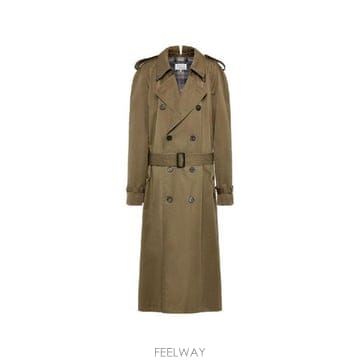 그란데비타 해외 메종 마르지엘라 여성 DOUBLE BREASTED 트렌치코트 COAT S51AH0209M35