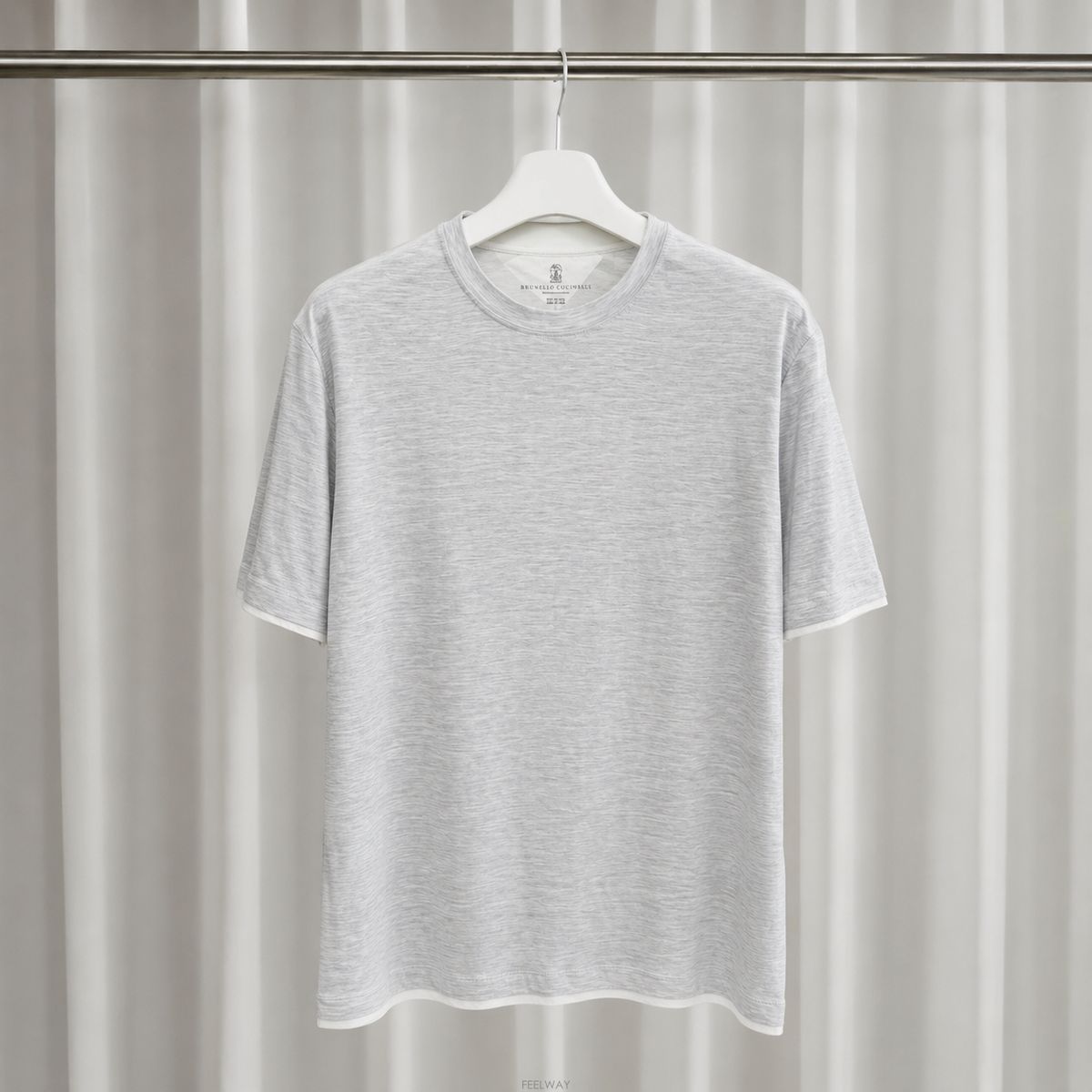 Brunello Cucinelli ���ڷ� ��ġ�ڸ� ���̴� ���� Ƽ���� 3XL���ڷ� ��ġ�ڸ� ���̴� ���� Ƽ���� 3XL