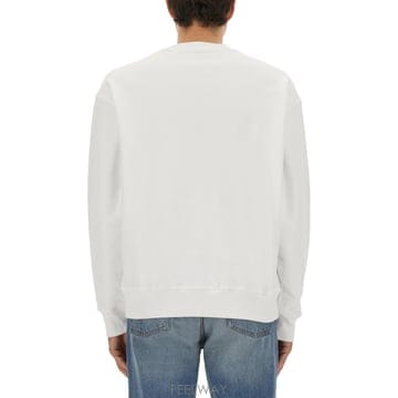 25 F/W 모스키노 맨투맨 WITH LAUREL 크라운 로고 엠브로 B0041727116