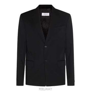 23 F/W 오프화이트 블랙 울 블레이저 OMEN063F23FAB00 B0480522810