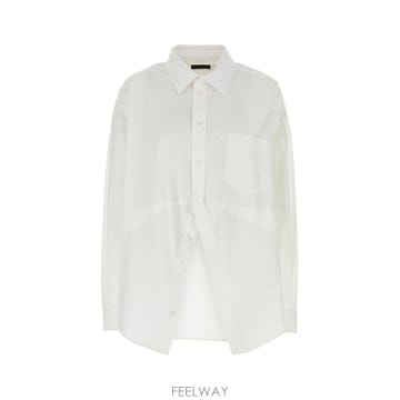 발렌시아가 셔츠 화이트