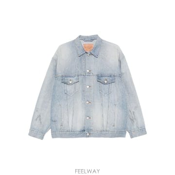 발렌시아가 데님 코튼 자켓 861410TTWB14009 B0711886722