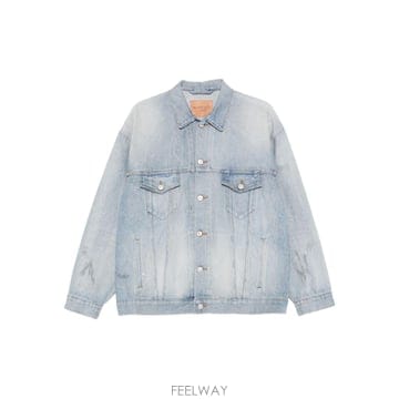 발렌시아가 데님 코튼 자켓 861410TTWB14009 B0711886722
