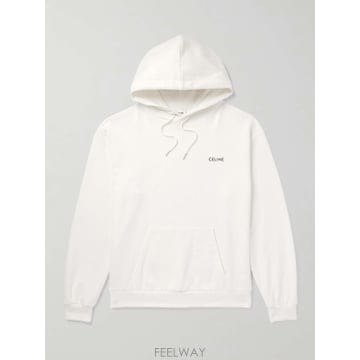 25 F/W 셀린느 로고 코튼-저지 후드 2Y958670Q. B0081175308