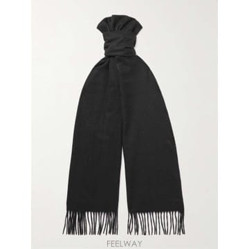25 F/W 셀린느 로고-엠브로이드 프린지 캐시미어 스카프 2AWU5 B0080784009
