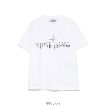 스톤 아일랜드 로고 티셔츠 (KIDS 상품) K1S162100010 B0301548824