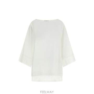 더 로우 JUNIA 코튼 블라우스 10843W4357WHT B0712177078