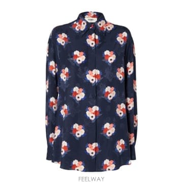 26SS Fendi Fendi bouquet motif 셔츠 FS8357AW9HF1W0A TP57333652
