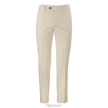 24SS 브루넬로 쿠치넬리 Italian 핏 코튼 gabardine trousers M289LI1770C57