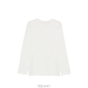 더 로우 남성 티셔츠 화이트