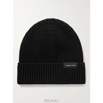26 F/W 캐나다구스 LOGOAPPLIQUED 리브드 울 비니 50 B0080961779