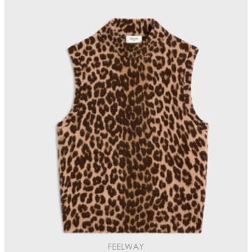CELINE 24FW Celine Pull col roule sans manches ž 2ADLE877Z19LE TP5724FW Celine Pull col roule sans manches ž 2ADLE877Z19