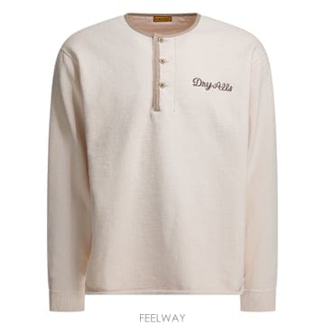 25FW 휴먼 Made Henley 스웨트 셔츠 HM30CS012WHITE TP570465177