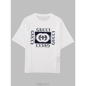 26 S/S 구찌 티셔츠 MANICHE CORTE 콘 STAMPA ( B0042068585