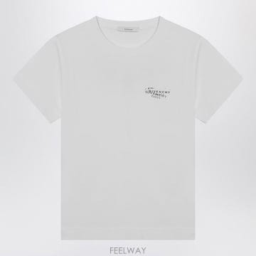 26 S/S 지방시 화이트 티셔츠 WITH 로고 프린트 BW70FJP B0051868588