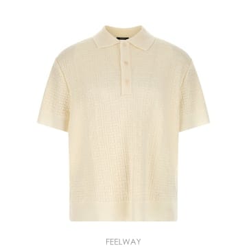 26SS Balmain MERINO 울 폴로 셔츠 GH1GB044KI030KA TP570493132